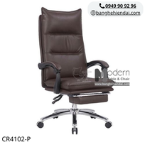 Ghế giám đốc nệm da có gác chân CR4102-P tại HCM