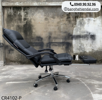 1 Ghế giám đốc nệm da có gác chân CR4102-P tại HCM