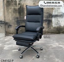 2 Ghế giám đốc nệm da có gác chân CR4102-P tại HCM