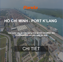 Giá Cước Tàu Biển Từ Hồ Chí Minh Đến Port K lang