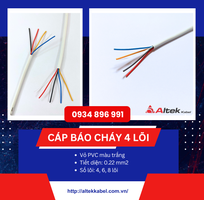 1 Cáp báo cháy 4 lõi chất lượng tiêu chuẩn cho hệ thống PCCC tại Huế, Quảng Trị