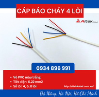 2 Cáp báo cháy 4 lõi chất lượng tiêu chuẩn cho hệ thống PCCC tại Huế, Quảng Trị