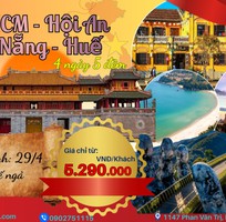 Khám Phá Miền Trung: TP.HCM - Đà Nẵng - Hội An - Huế