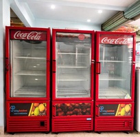 Thanh lý tủ mát Sanden Intercool Coca Cola   2 cánh, 400L   mới 90