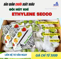 Gói hút khí Ethylene Secco 5g   Bí quyết giữ Chuối xanh lâu, không thâm vỏ