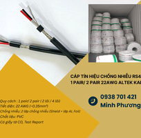 2 Cáp tín hiệu chống nhiễu RS485 1 Pair/ 2 Pair 22AWG   Giá tốt, sẵn kho, giao nhanh