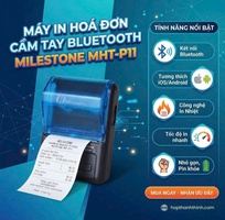 Máy in hóa đơn cầm tay Bluetooth MILESTONE MHT-P11