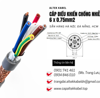 Cáp điều khiển Altek Kabel 6x0.75 chống nhiễu sẵn Hà Nội, Hưng Yên, Bắc Ninh