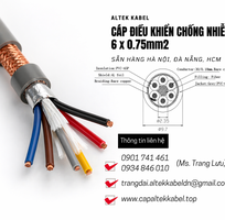 2 Cáp điều khiển Altek Kabel 6x0.75 chống nhiễu sẵn Hà Nội, Hưng Yên, Bắc Ninh