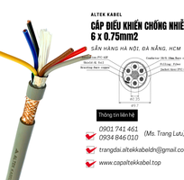 3 Cáp điều khiển Altek Kabel 6x0.75 chống nhiễu sẵn Hà Nội, Hưng Yên, Bắc Ninh