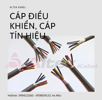 Cáp điều khiển nhiều lõi dùng cho hệ thống điện công nghiệp