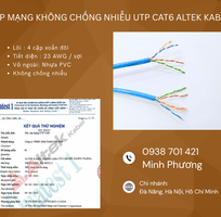 1 Cáp mạng UTP Cat6 không chống nhiễu   Giải pháp tiết kiệm cho hệ thống mạng