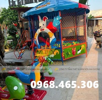 4 Nhà banh mầm non, nhà banh lục giác