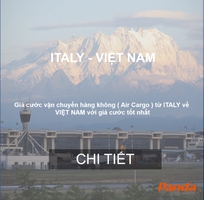 Cước Vận Chuyển Hàng Không Từ Ý Về Việt Nam