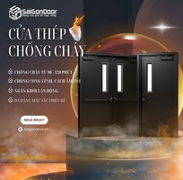 2 Cửa thép chống cháy, bền bỉ vượt thời gian