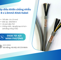 Cáp điều khiển chống nhiễu 8x1.5mm  Altek Kabel   Giải pháp truyền tín hiệu ổn định