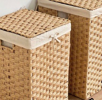 1 Giỏ vuông đan mây nhựa