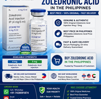 Zoledronic Acid 4mg and 5mg Available at Best Price Philippines