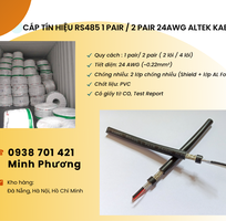 1 Cáp RS485 chống nhiễu 1pair/2pair 24AWG   Có sẵn kho Đà Nẵng, Hà Nội, Hồ Chí Minh