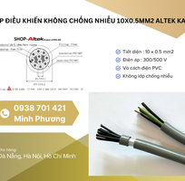 1 Cáp điều khiển không lưới chống nhiễu 10x0.5mm2   Giải pháp tiết kiệm cho hệ thống tín hiệu