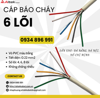 Cáp Báo Cháy Altek Kabel 6x0.22mm  Sẵn Kho Quận 6, TP.HCM