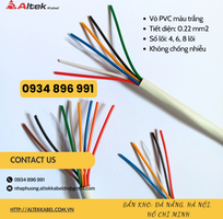 2 Cáp Báo Cháy Altek Kabel 6x0.22mm  Sẵn Kho Quận 6, TP.HCM