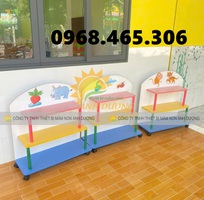 1 Kệ góc mầm non, kệ cá nhân mầm non