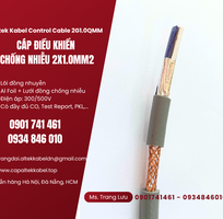 Cáp điều khiển tín hiệu 2x1.0mm2 Altek kabel sẵn Phú Yên, Bình Định, Nha Trang