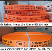 Dây Đai Vải Polyester Lashing, dây đai chằng hàng 50mm, dây đai đóng kiện 50mm