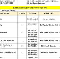2 Tuyển sinh các lớp Cấp dưỡng