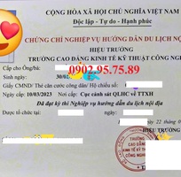 Chứng chỉ Hướng dẫn viên/Điều hành tour du lịch