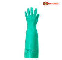 1 Găng Tay Nitrile Tái Sử Dụng Ansell AlphaTec  Solvex  37-676   Kháng hóa chất vượt trội, bền bỉ tối