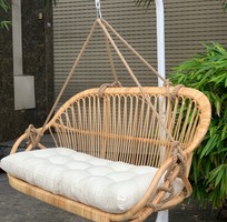 2 Ghế xích đu đôi mây tự nhiên