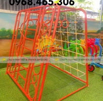 Thang leo mầm non ngoài trời, thang leo sắt mầm non
