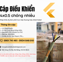 Cáp điều khiển 4x0.5 có lưới chống nhiễu Altek Kabel tại Hà Nội, Sơn La, Hưng Yên