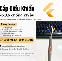 2 Cáp điều khiển 4x0.5 có lưới chống nhiễu Altek Kabel tại Hà Nội, Sơn La, Hưng Yên