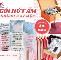 1 Gói hút ẩm Silicagel   Giải pháp bảo quản hiệu quả cho may mặc, nón mũ, giày dép