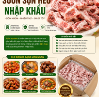Sườn sụn heo nhập khẩu Đức Ba Lan Ý