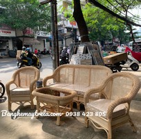 3 Salon mây tự nhiên phòng khách