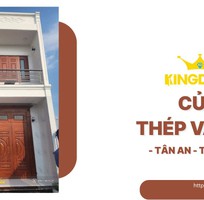 Cửa Thép Vân Gỗ Tại Tân An, Tây Ninh   Bền Đẹp, Giá Tốt