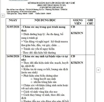 2 Lớp học chăm sóc mẹ và bé