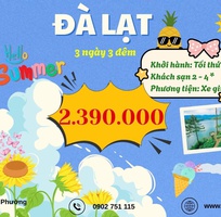 Đà Lạt - Thành phố mộng mơ 3N3Đ 2026 sgc