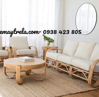 3 Bàn ghế mây phòng khách HCM