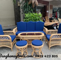 6 Bàn ghế mây phòng khách HCM