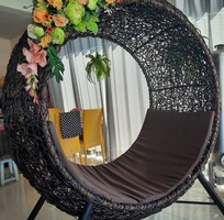 2 Ghế chụp hình mây tre đan