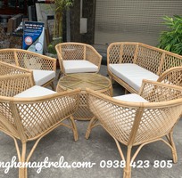 9 Bàn ghế mây phòng khách HCM