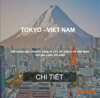 Cước Vận Chuyển Hàng Lẻ Từ Tokyo Về Việt Nam