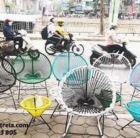 3 Bàn ghế ban công đan dây nhựa