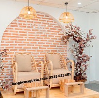 Ghế mây tự nhiên cho tiệm nail