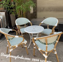 3 Ghế cafe mây nhựa